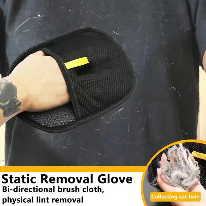 Pet Hair Remover Glove, Electrostatic Removal Gloves for Pet Hair, Pet Hair Remover Gloves for Dog & Cat, Reusable Pet Hair Remover Glove for Carpet, Couch, Clothing, Furniture(Use Horizontally)