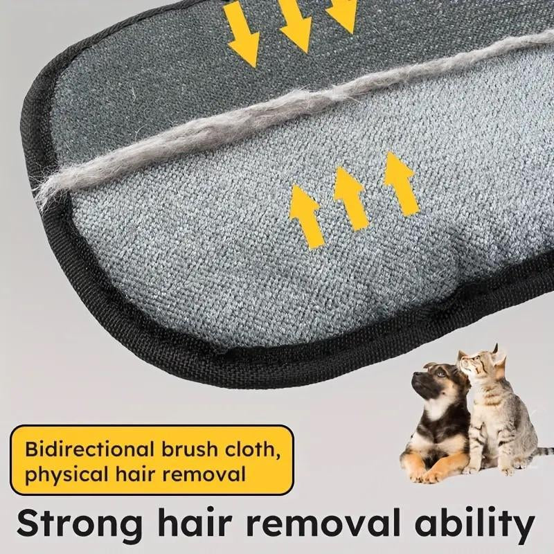 Pet Hair Remover Glove, Electrostatic Removal Gloves for Pet Hair, Pet Hair Remover Gloves for Dog & Cat, Reusable Pet Hair Remover Glove for Carpet, Couch, Clothing, Furniture(Use Horizontally)